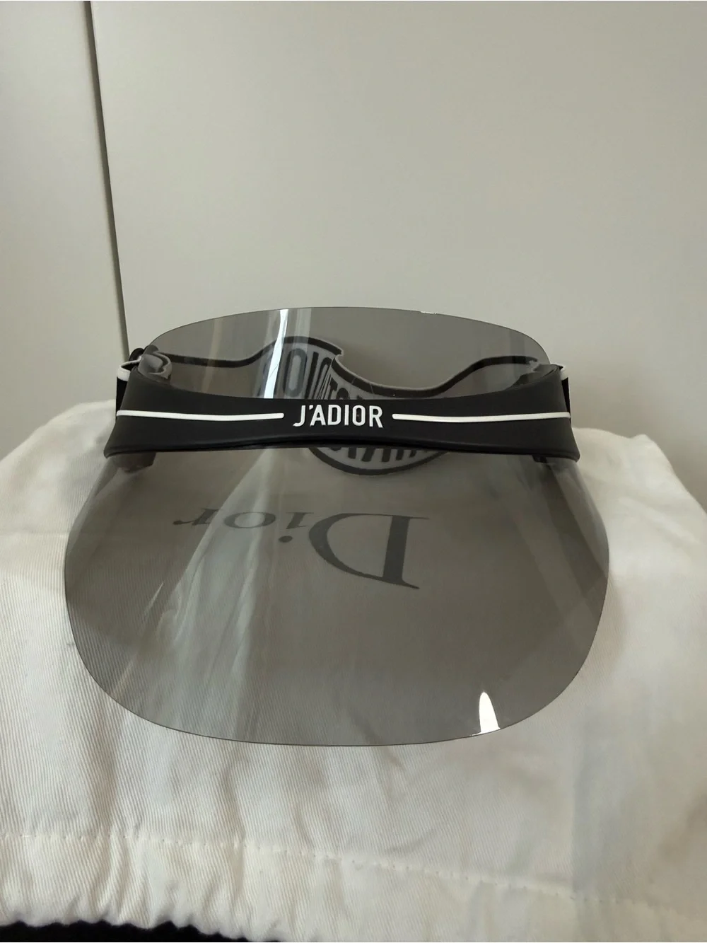 Dior J'Adior Black and Smoke Shield Visor